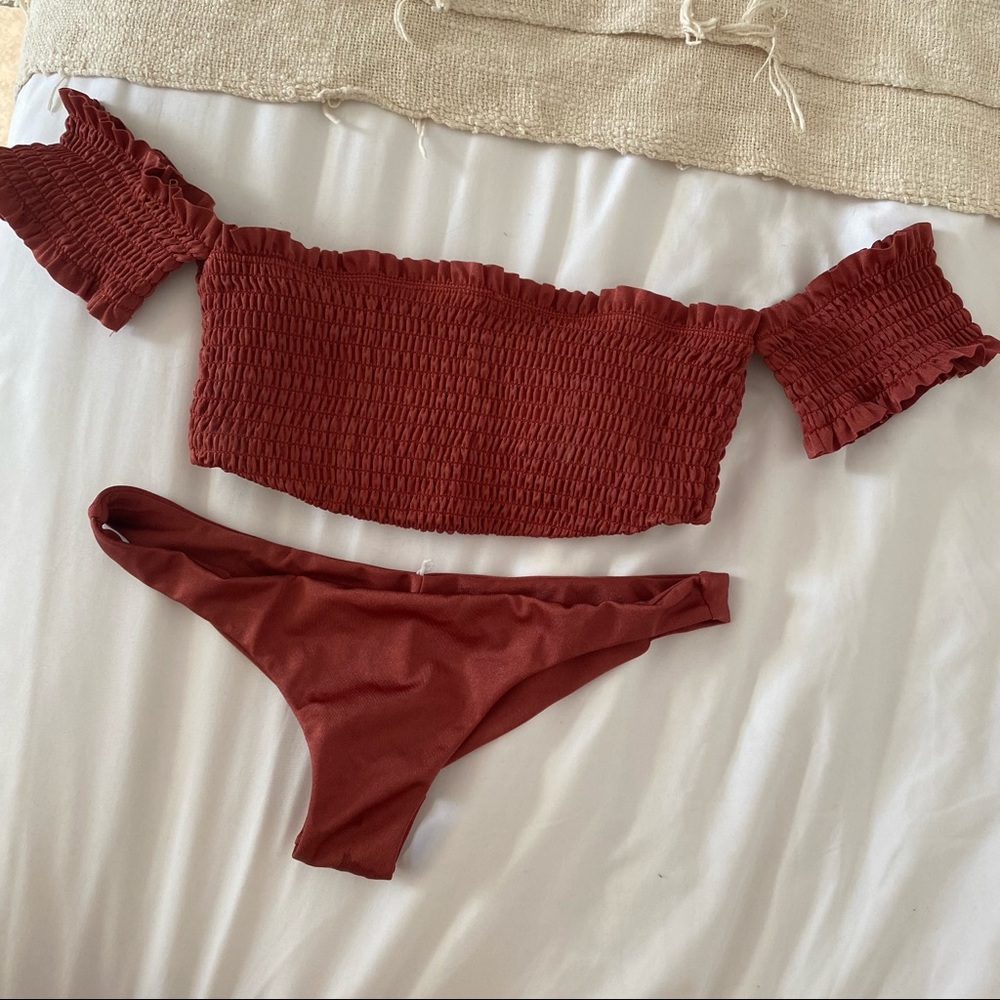 Red billabong bikini